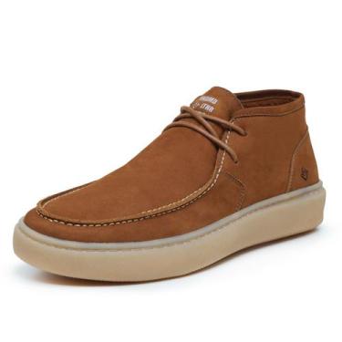 Imagem de Bota Casual Masculino Couro Nobuk DIfranca - 019004 - Capuccino - Leca