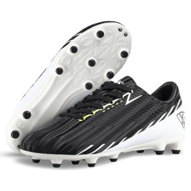 Imagem de Vizari Chuteira masculina Tesoro de solo firme – Chuteira de futebol adulto leve e durável com tração aprimorada – Tênis de futebol masculino com salto acolchoado e forro antiestiramento,