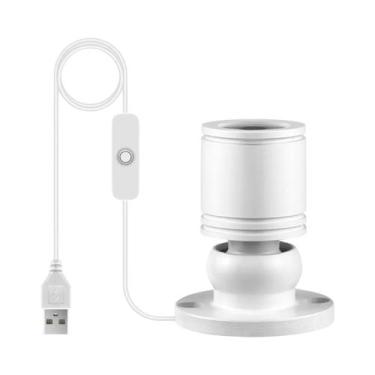 Imagem de Luz De Teto Mini LED USB Ajustável, Montada Na Superfície, Fria, Quent