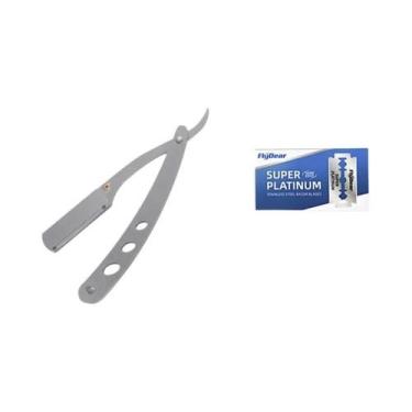 Imagem de Navalha Profissional Vintage De Anel Único Para Barbeiro, Fácil Substi