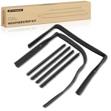 Imagem de A-Premium Kit de decapagem para acabamento de janela de 6 peças compatível com GMC Jimmy 1992-1994, S15 1982-1990, S15 Jimmy 1983-1991, Sonoma, Syclone, Typhoon & Chevy S10, S10 Blazer & Oldsmobile