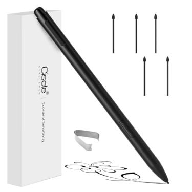 Imagem de Ciscle Caneta Stylus magnética EMR, caneta digital com borracha, sensibilidade à pressão 4096, função de inclinação, rejeição de palma, compatível com notável, Wacom, ônix