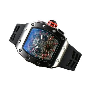 Imagem de Relógio De Pulso Esportivo Multifuncional De Quartzo Tipo Barril Com T