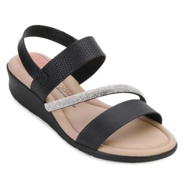 Imagem de Sandalia Anabela Tiras Modare 7190.101 - Preto - 40