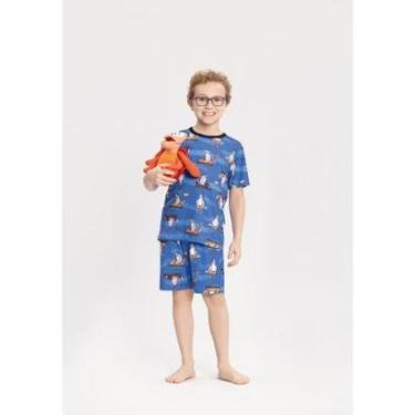 Imagem de Pijama Infantil Manga Curta Malha Modelli Alakazoo Ref 19552-Unissex