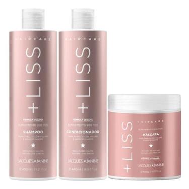 Imagem de Kit Jacques Janine Hair Care Liss Shampoo 450ml Condicionador 440ml Má