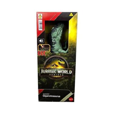 Imagem de Dinossauro Giganotosaurus Som Jurassic World Rebirth Jgm13 - Mattel