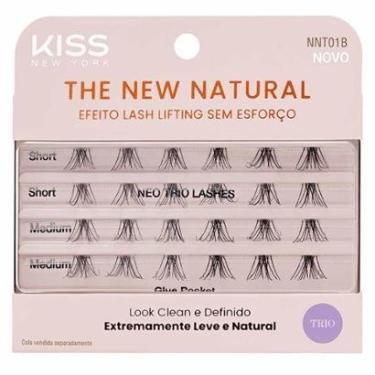 Imagem de Cílios Postiços Kiss New York The New Natural Trio 01 24Un-Feminino