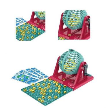 Imagem de Brinquedo Jogo De Bingo Roleta Cartelas Bolinhas Brinquedos - Arktoys