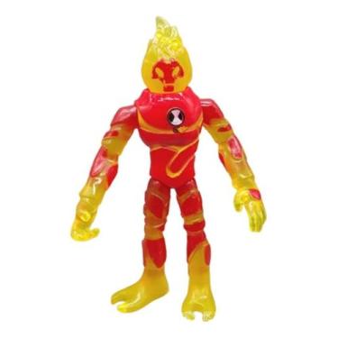 Imagem de Boneco Action Figure chama Homem Fogo Ben 10 Monstro Alienigena - Fabr