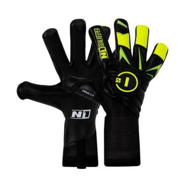 Imagem de Luva de Goleiro Profissional N1 Sirius 2.0 - N1 Goalkeeper, 8, Amarelo