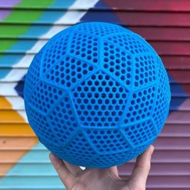 Imagem de Bola de Futebol Sem Ar Resistente – Ideal para Treino, Recreação e Uso Indoor