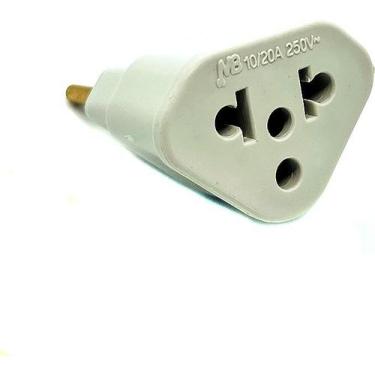Imagem de Adaptador De Tomada Nylon 2P+T20A - Import