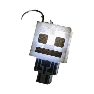 Imagem de Chaveiro De LED Luminoso Com Pixel, Mini Blocos De Montar, Mosaico Ilu