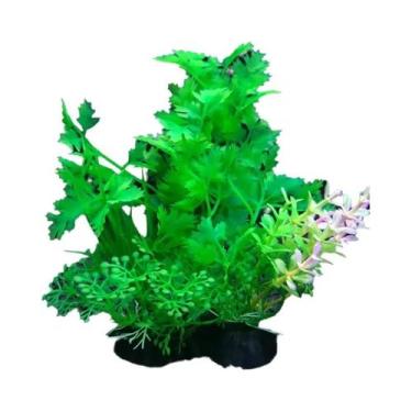 Imagem de Decoração Para Aquário: Plantas Artificiais De 14cm, 12 Tipos De Grama