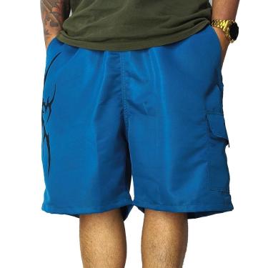 Imagem de Bermuda Trip Side Tactel Tribal Azul BT23-Masculino
