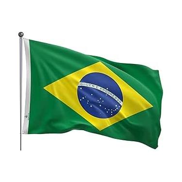 Imagem de Bandeira Do Brasil Oficial Dupla Face (1,50m X 0,90cm) Premium