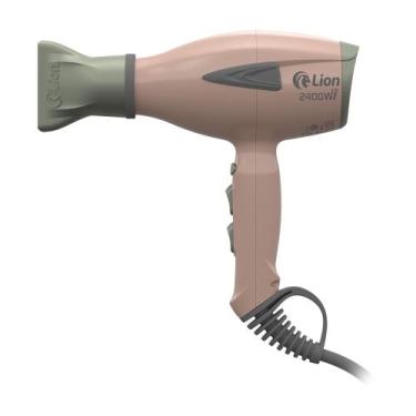 Imagem de Secador de Cabelo Profissional para Salão 2400W  Lion Pro, Rosa, 110V