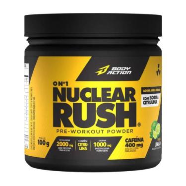 Imagem de Pre treino Nuclear Rush Cafeína Body Action Limão 100g -, Limão