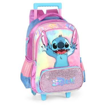Imagem de Mochila de Rodinhas Stitch Disney Luxcel – Brilhante e Super Divertida!