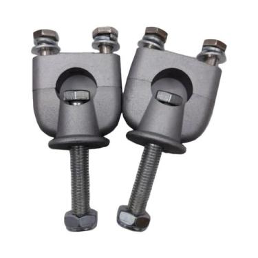 Imagem de Suportes De Guidão De Alumínio 7/8 Para Motocicleta, Abraçadeiras Univ