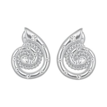 Imagem de Brinco De Concha Com Zircônia Cúbica Banhado a Ouro 18K, Joia De Verão