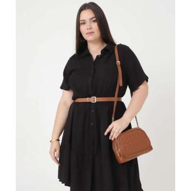 Imagem de Bolsa Transversal Crossbody Feminina Matelassê Marisa-81365, UN, Marro