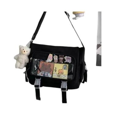 Imagem de Bolsa De Ombro Grande De Nylon Kawaii Itabag Para Adolescentes, Bolsa 