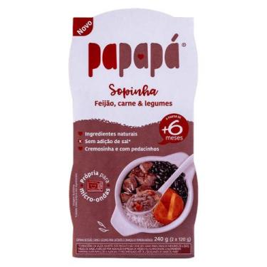 Imagem de Sopinha Papapá Sabor Feijão Carne e Legumes 240g