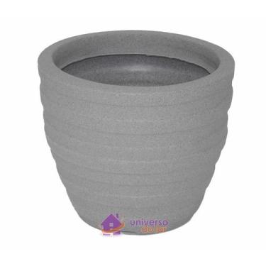 Imagem de Vaso Inca Tramontina Basic em Polietileno Cimento 24 cm