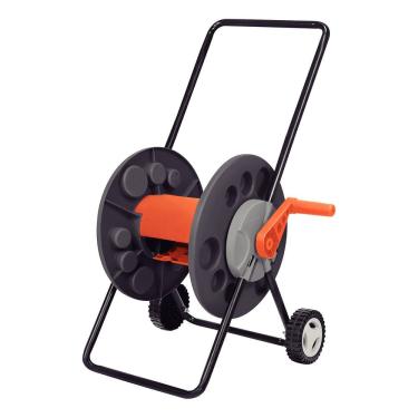 Imagem de Enrolador Mangueira 55m Carrinho Plastico Jardim Tramontina