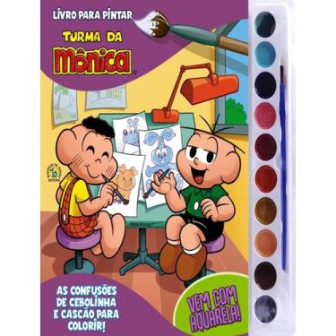 Imagem de Livro - Turma da Mônica Livro para Pintar com Aquarela - On Line Edito