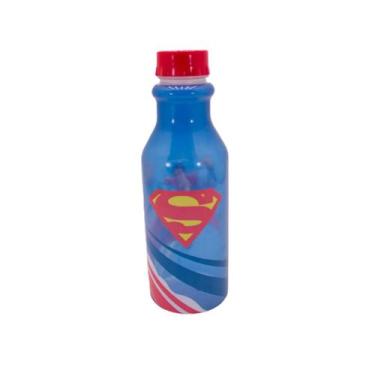 Imagem de Garrafinha de Água Infantil Escolar 500ml Plasútil Superman