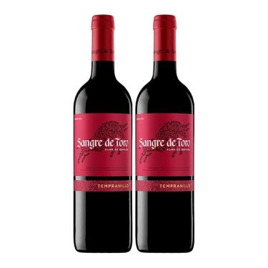 Imagem de Kit 2 Vinhos Sangre de Toro Tempranillo Tinto Espanha 750ml