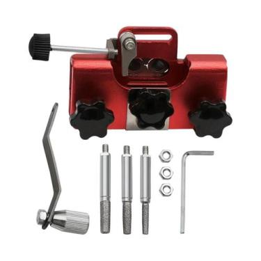 Imagem de Kit Portátil De Afiador De Motosserra Manual Com Manivela, Ferramenta 