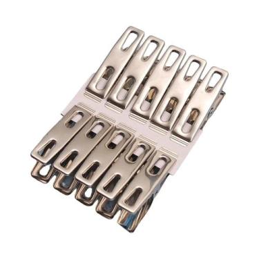 Imagem de Pregadores De Roupa Em Aço Inoxidável 10/20/50 Peças 4,5cm Clipes De V