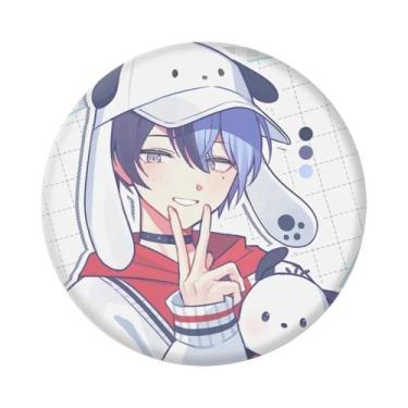 Imagem de 58mm anime pjsk aniversário cosplay traje crachá pino spte flandres br