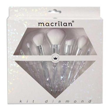 Imagem de Macrilan ED003 Diamond Kit  7 Pincéis de Maquiagem, Kit