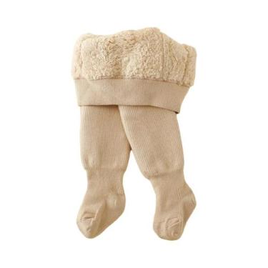 Imagem de Meias-calças De Algodão Grossas Para Meninas, Meias-calças Quentes E C