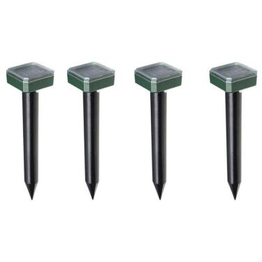 Imagem de Repelente Solar Ultrassonico Com 4 Unidades Ratos Roedores