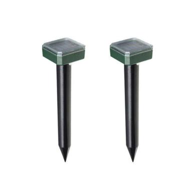 Imagem de Repelente Solar Ultrassonico 2 Unid. Pestes Ratos Roedores