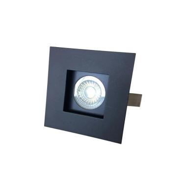 Imagem de Kit 6 Spot De Embutir Recuado Lavabo Mr16 Gu10 Preto Ac977