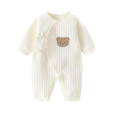 Imagem de Body De Algodão Para Meninos E Meninas Recém-Nascidos, Roupa De Invern
