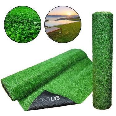 Imagem de Grama Sintética Artificial Decorativa 10 MM 1x5M 5m² CASA LYS