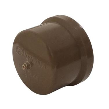 Imagem de Conexão Caps PVC Marrom Liso 25mm (3/4") - Krona