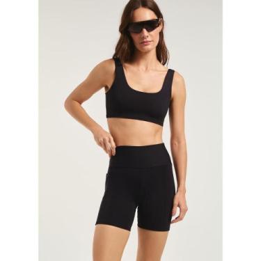 Imagem de Top Esportivo Com Fio Lycra - Preto M - Hering Sports, M