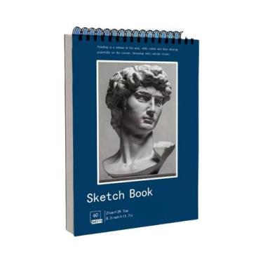 Imagem de Caderno De Desenho Espiral A3 A4 A5 Com Papel Sem Ácido Para Estudante