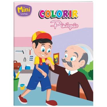 Imagem de Livro - Mini - Colorir: Pinóquio