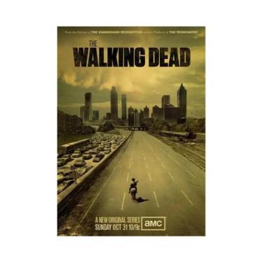 Imagem de Pôster Rick Grimes Daryl Dixon Walking Dead Arte Vintage De Série De T