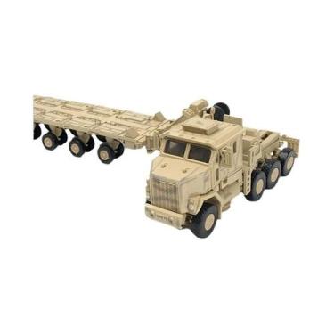 Imagem de Veículo De Transporte Blindado Militar Verde E Amarelo 1:72, Modelo De